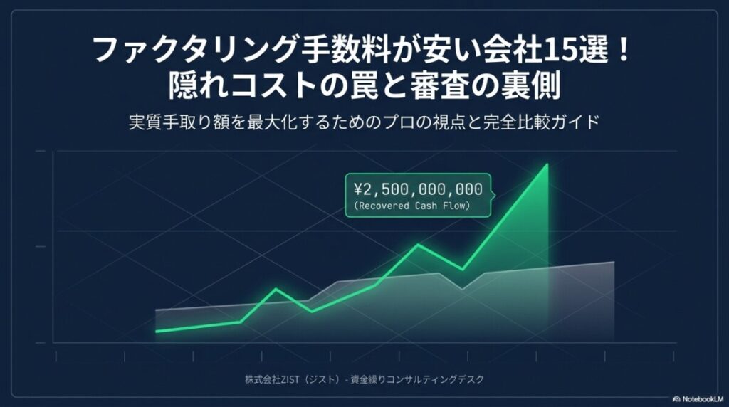 ファクタリング手数料が安い会社15選