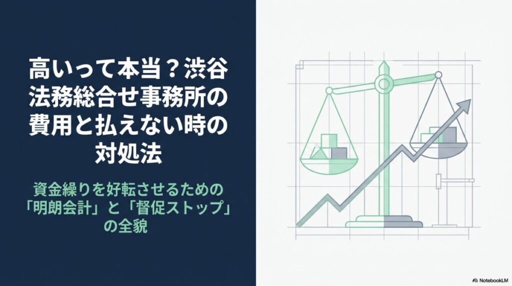 高いって本当？渋谷法務総合事務所の費用と払えない時の対処法