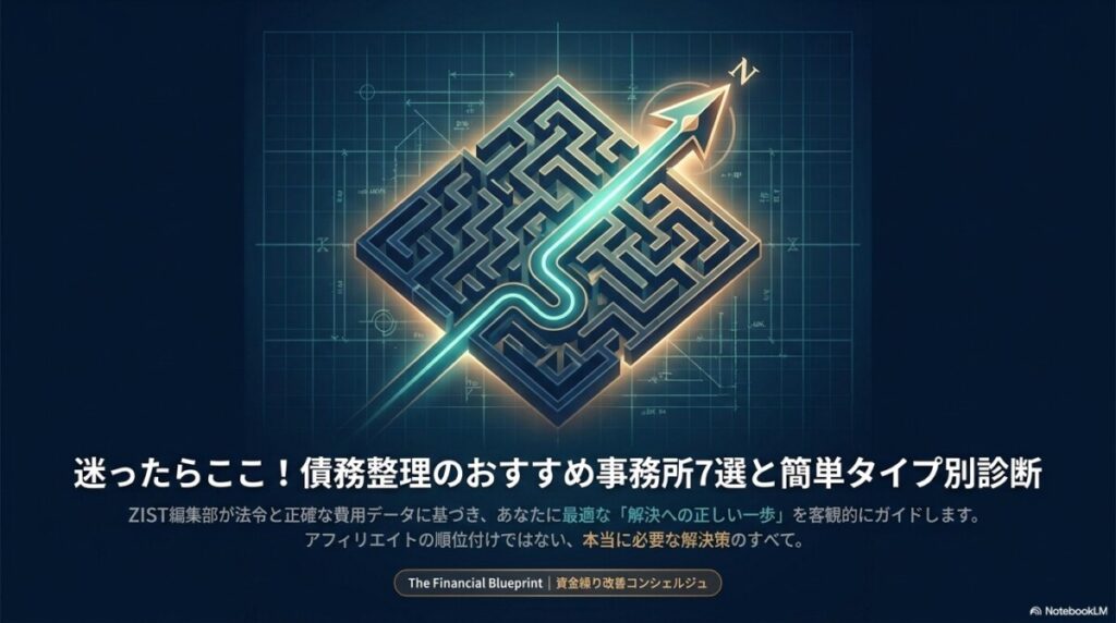 迷ったらここ！債務整理のおすすめ事務所7選と簡単タイプ別診断