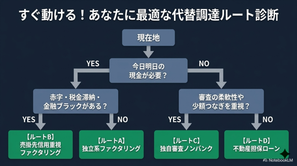 【結論】agビジネスサポート審査落ち直後！すぐ動ける代替調達ルート15選