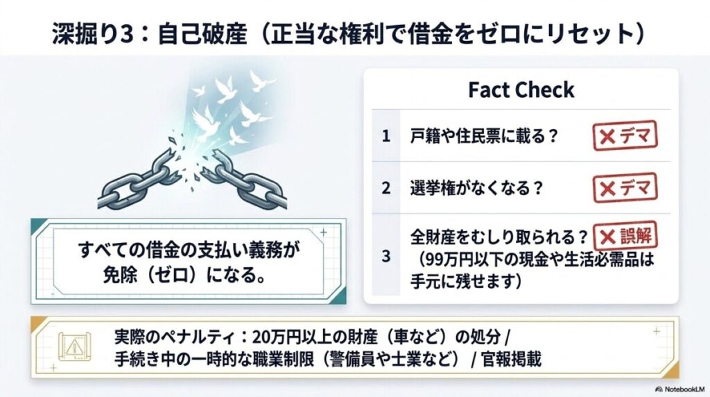 借金をゼロにリセット?「自己破産」のメリット・デメリットと向いている人は?