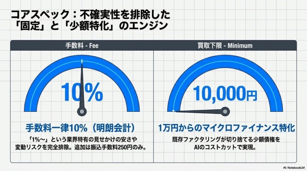手数料一律10%で明朗会計
