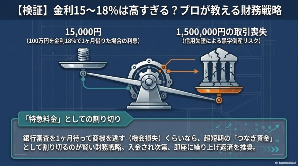 【検証】金利15～18％は高すぎる？プロが教える財務戦略の図解