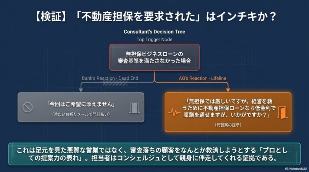 【検証】「不動産担保を要求された」はインチキなのかの図解